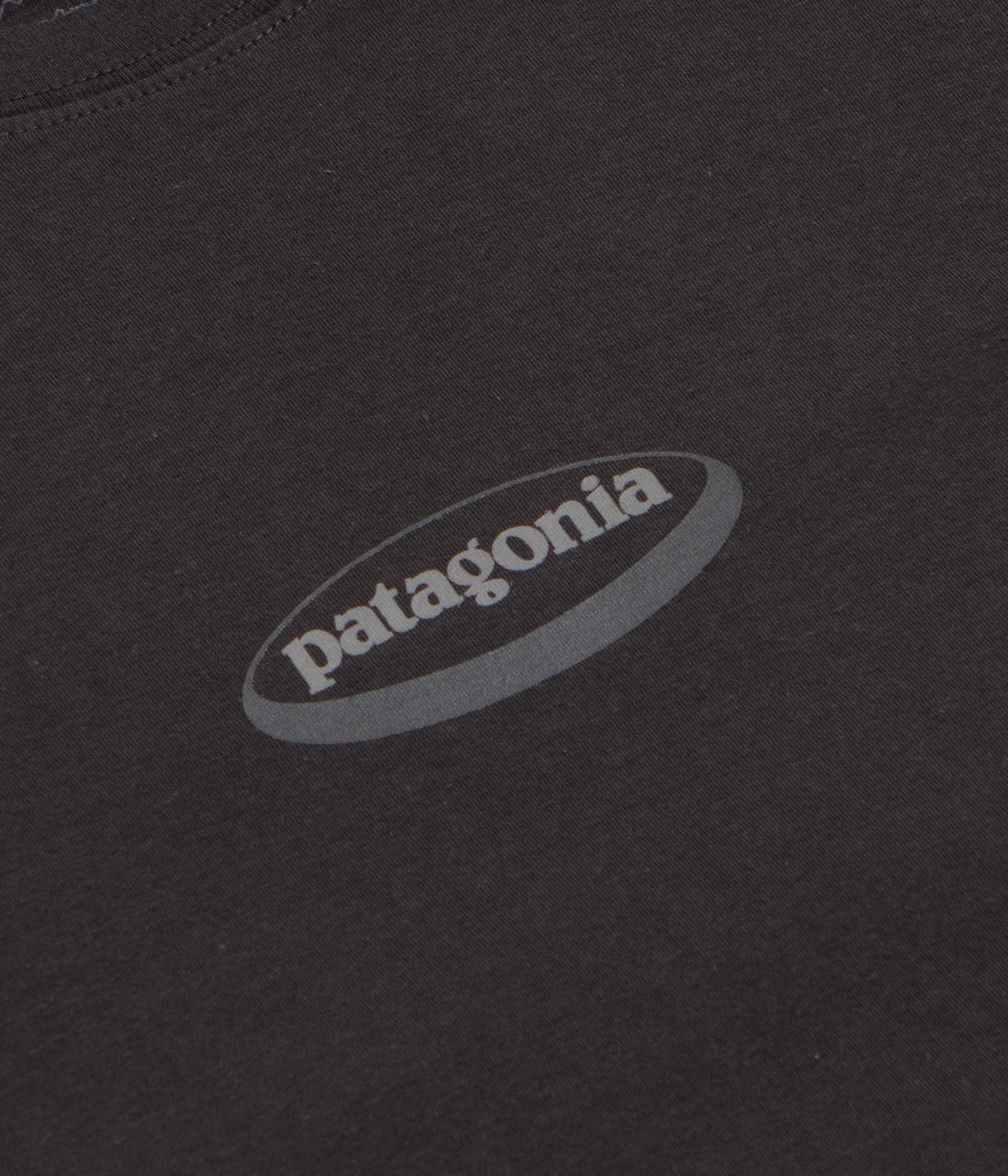 Patagonia 95 Oval Logo T-Shirt - Ink Black