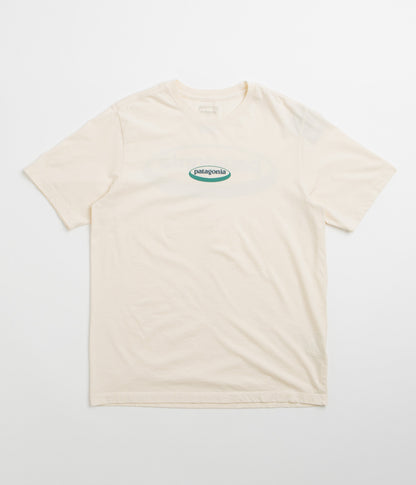 Patagonia 95 Oval Logo T-Shirt - Undyed Natural
