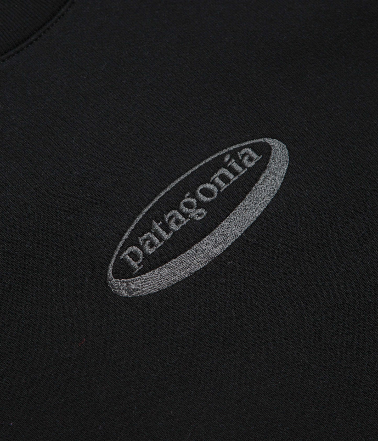 Patagonia 95 Oval Logo Uprisal Crewneck Sweatshirt - Black