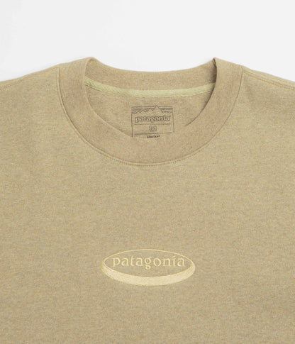 Patagonia 95 Oval Logo Uprisal Crewneck Sweatshirt - Bobcat Brown