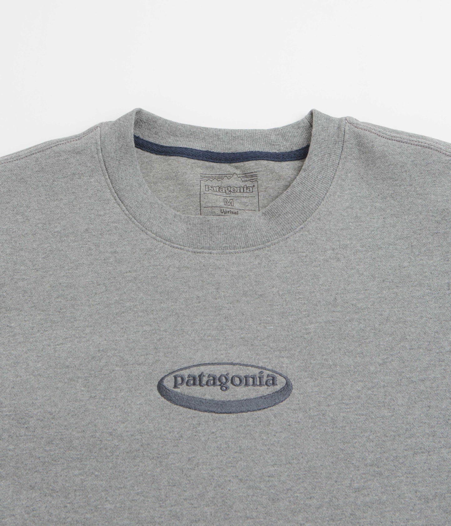 Patagonia 95 Oval Logo Uprisal Crewneck Sweatshirt - Gravel Heather