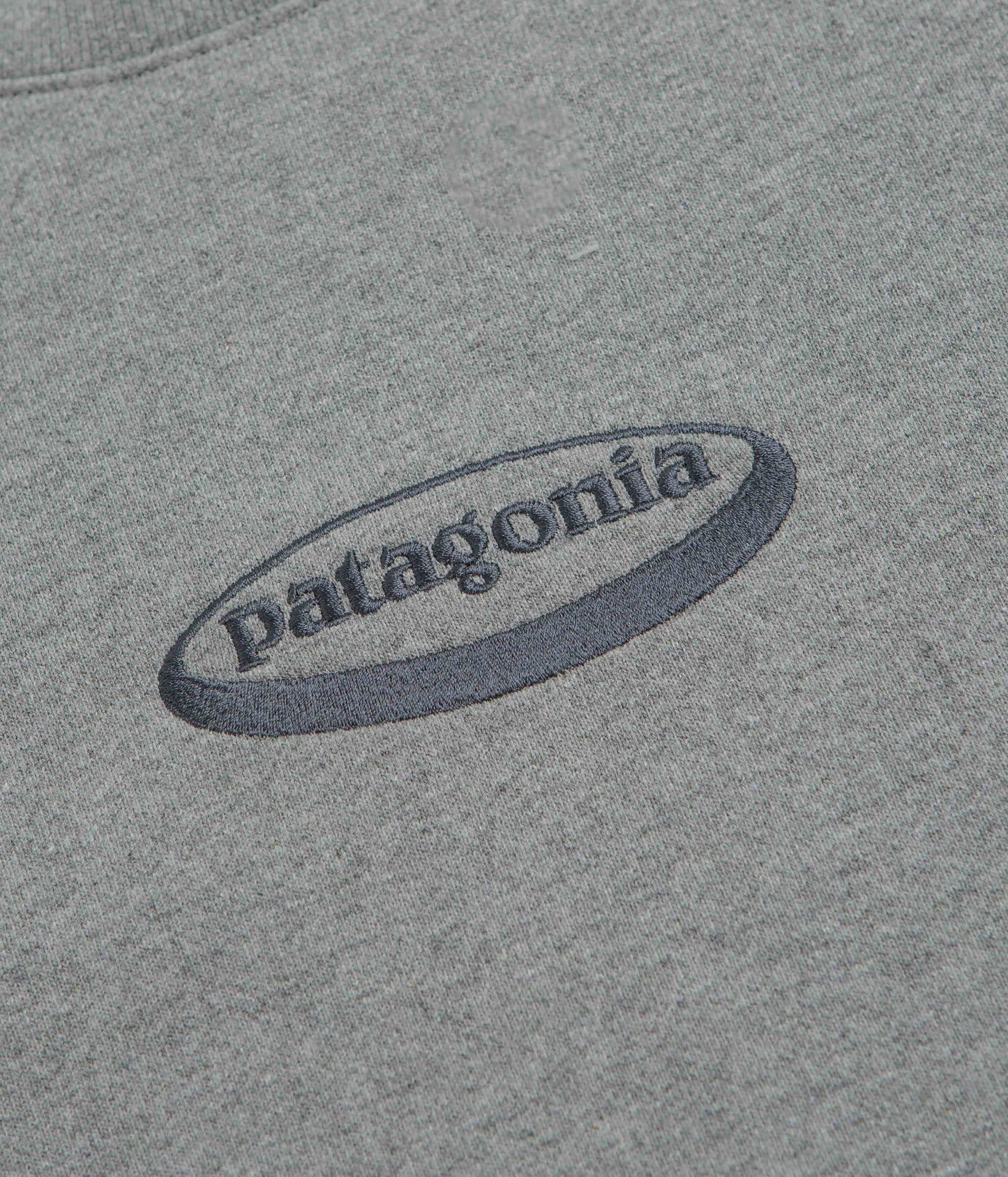 Patagonia 95 Oval Logo Uprisal Crewneck Sweatshirt - Gravel Heather