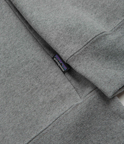 Patagonia 95 Oval Logo Uprisal Crewneck Sweatshirt - Gravel Heather