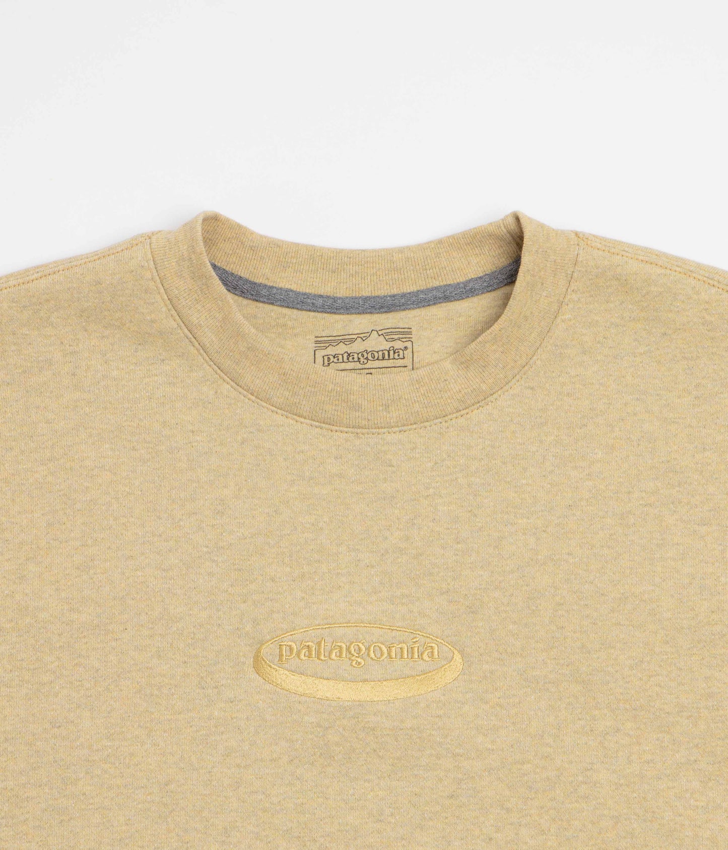 Patagonia 95 Oval Logo Uprisal Crewneck Sweatshirt - Lynx Tan