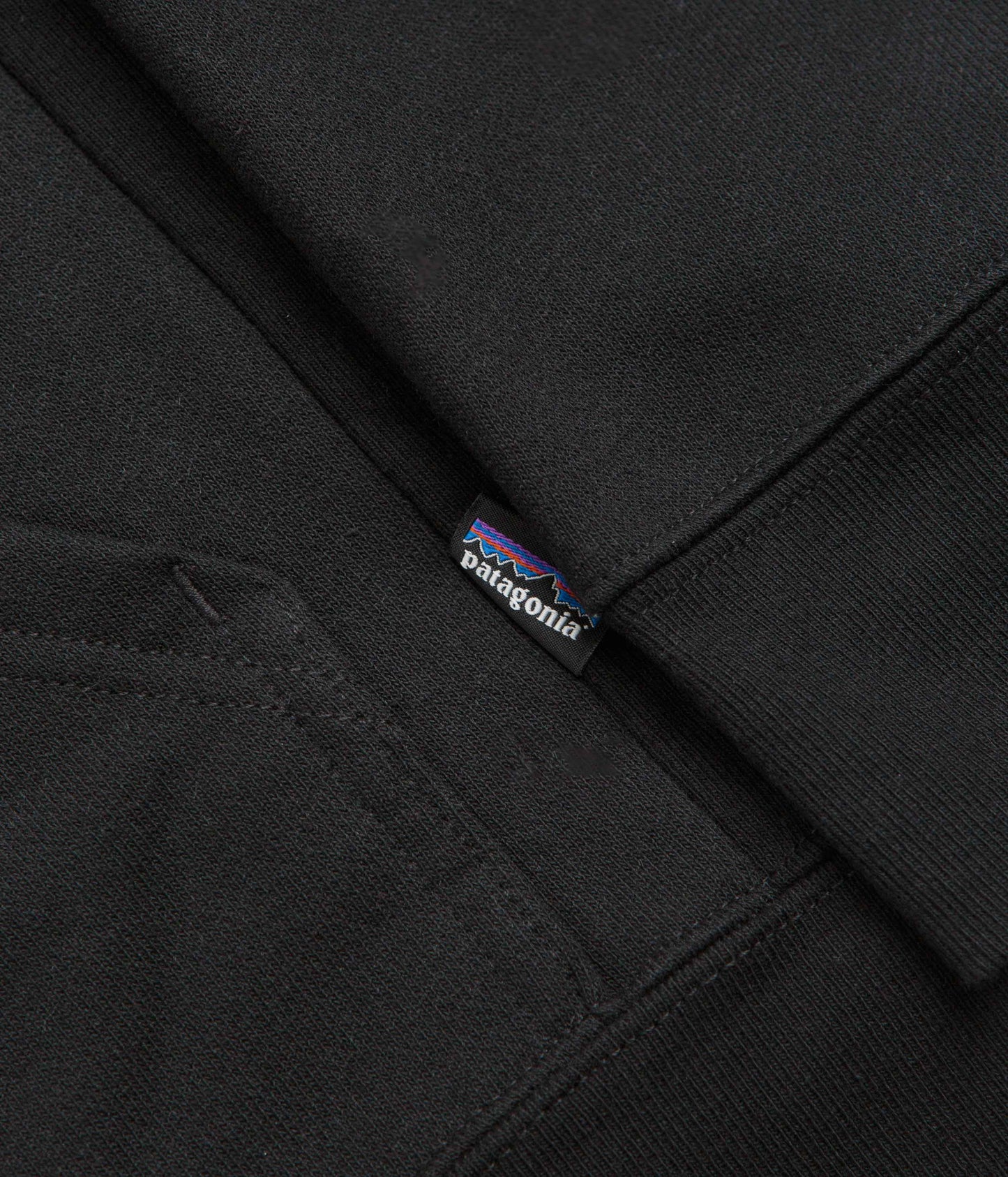 Patagonia 95 Oval Logo Uprisal Hoodie - Black: Kaleido