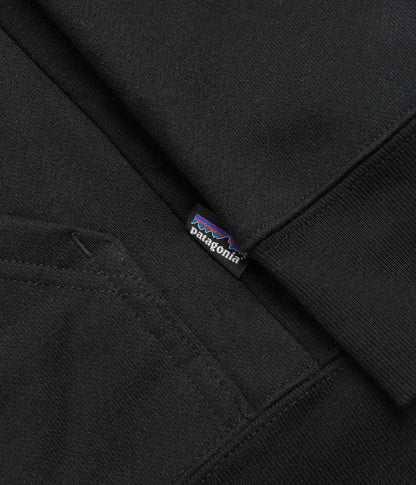 Patagonia 95 Oval Logo Uprisal Hoodie - Black: Kaleido