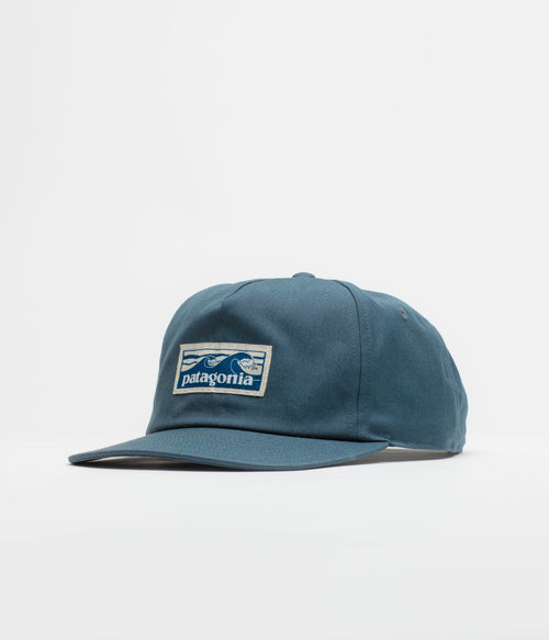 Patagonia Boardshort Label Funfarer Cap - Summit Blue