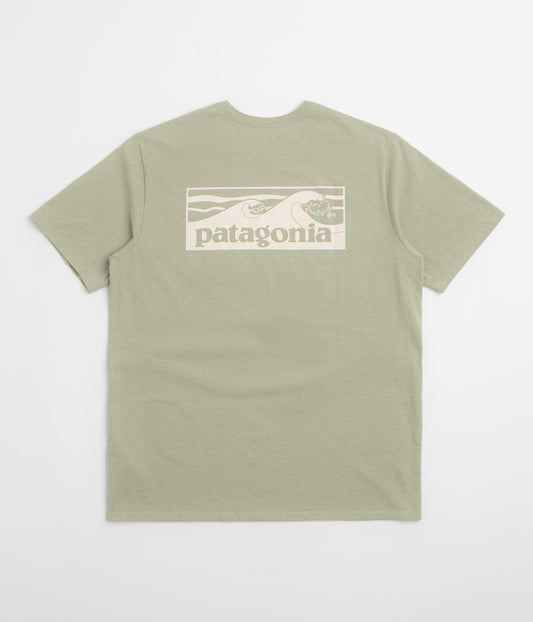 Patagonia Boardshort Logo Pocket Responsibili-Tee T-Shirt - Gumtree Green