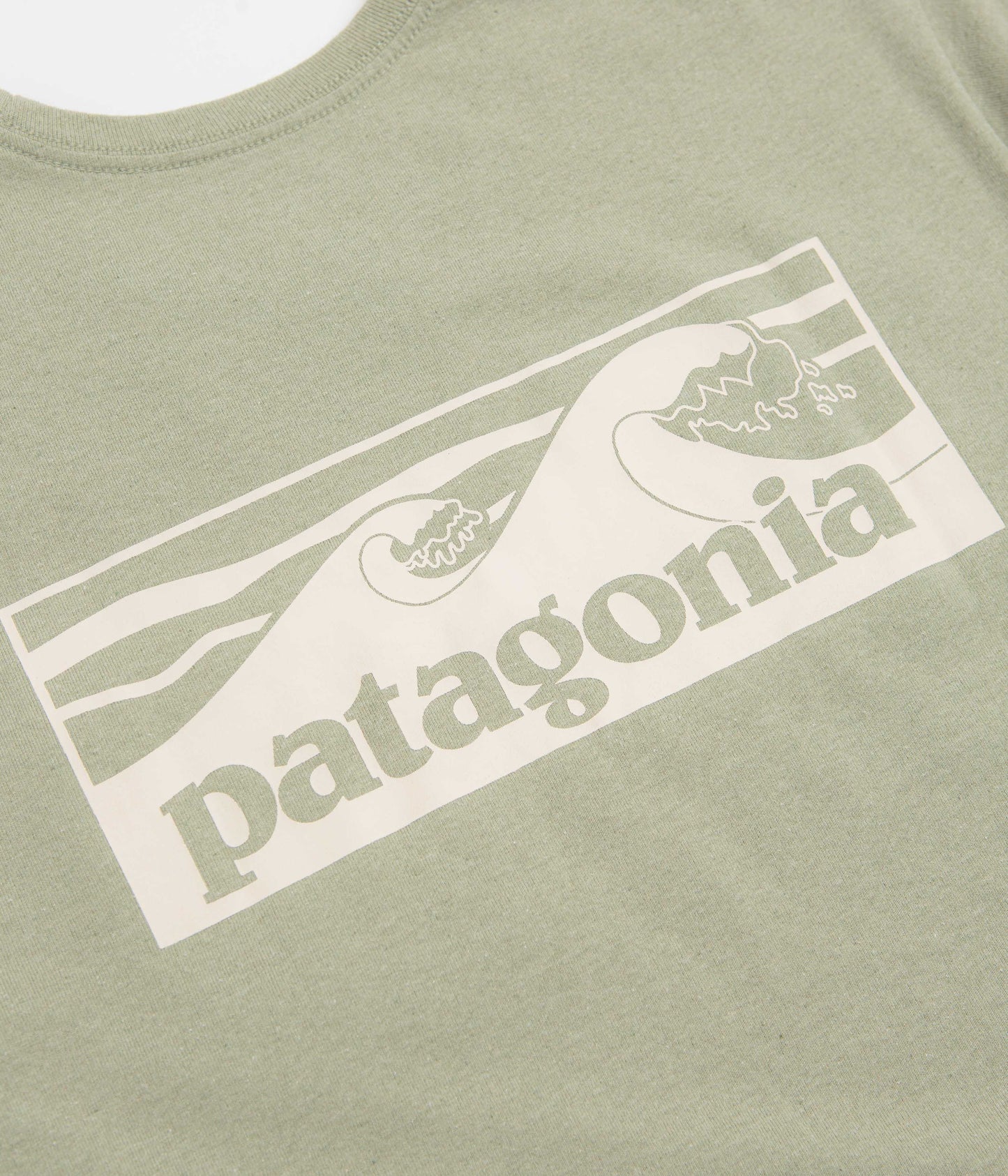 Patagonia Boardshort Logo Pocket Responsibili-Tee T-Shirt - Gumtree Green