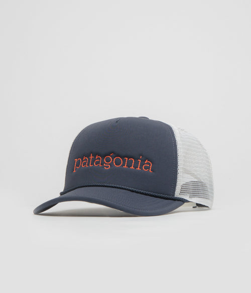Patagonia Broadcaster Cap - Strata Text: Smolder Blue