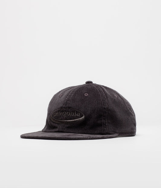 Patagonia Corduroy Cap - 95 Oval Logo: Ink Black