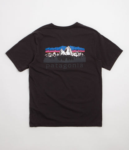 Patagonia Fitz Roy Foothills T-Shirt - Ink Black