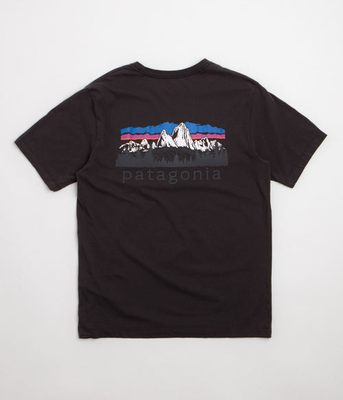 Patagonia Fitz Roy Foothills T-Shirt - Ink Black