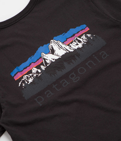 Patagonia Fitz Roy Foothills T-Shirt - Ink Black