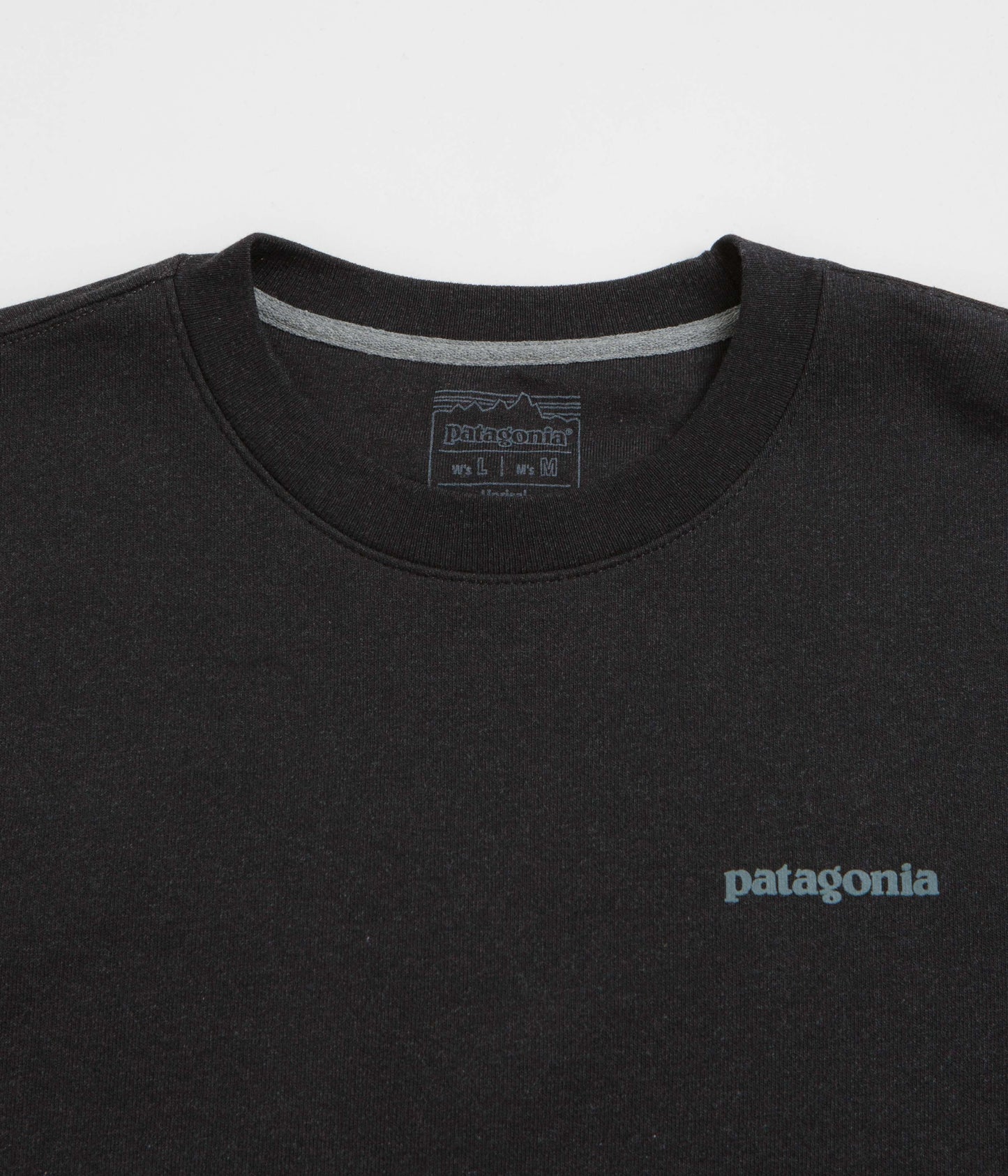 Patagonia Fitz Roy Icon Uprisal Crewneck Sweatshirt - Ink Black