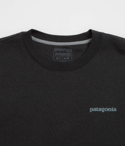 Patagonia Fitz Roy Icon Uprisal Crewneck Sweatshirt - Ink Black