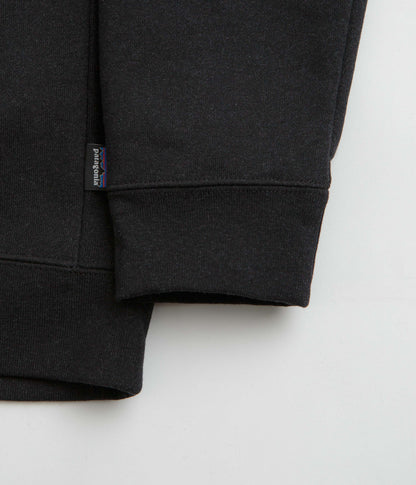 Patagonia Fitz Roy Icon Uprisal Crewneck Sweatshirt - Ink Black