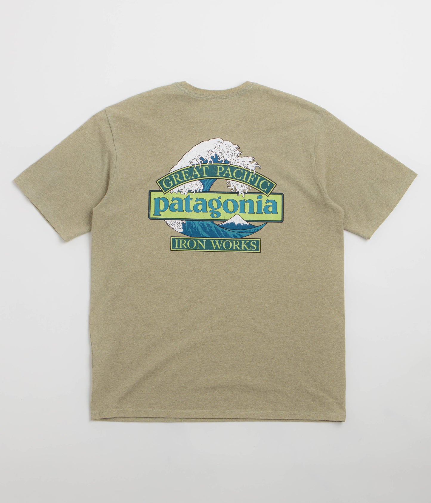 Patagonia Great Waves Responsibili-Tee T-Shirt - Gumtree Green