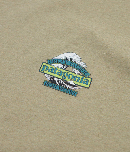 Patagonia Great Waves Responsibili-Tee T-Shirt - Gumtree Green