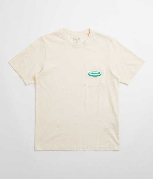 Patagonia MW 95 Oval Logo Pocket T-Shirt - Undyed Natural
