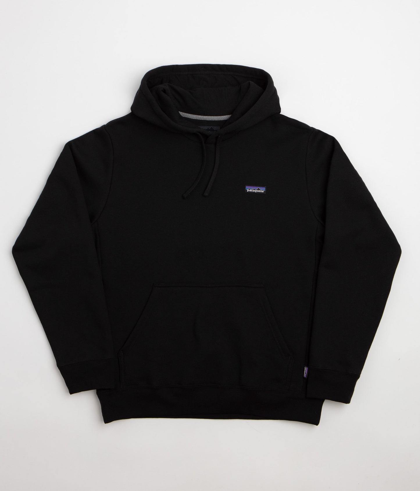 Patagonia P-6 Label Uprisal Hoodie - Black / Black