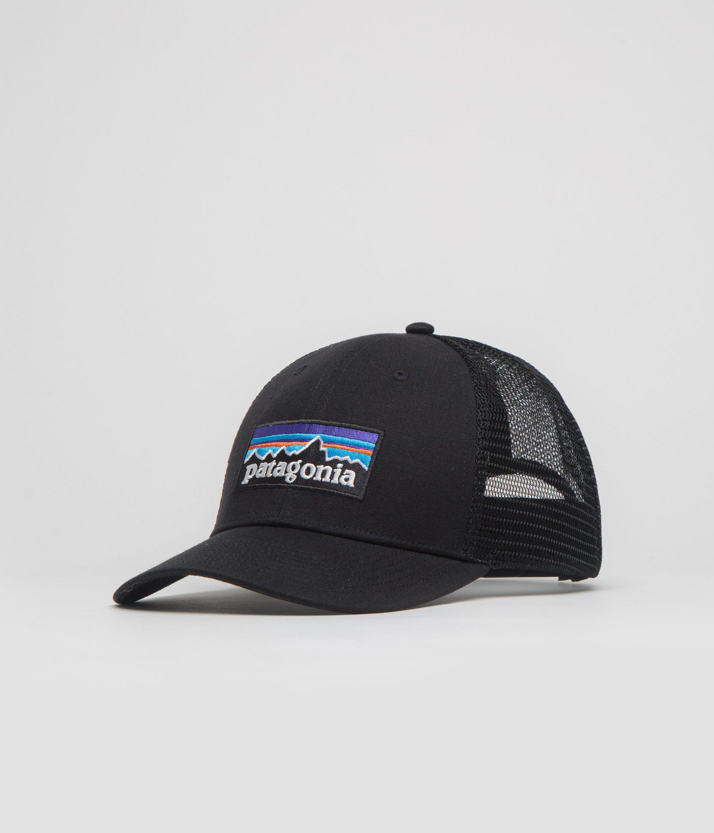 Patagonia P-6 Logo LoPro Trucker Cap - Black