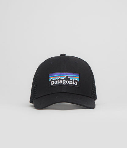 Patagonia P-6 Logo LoPro Trucker Cap - Black