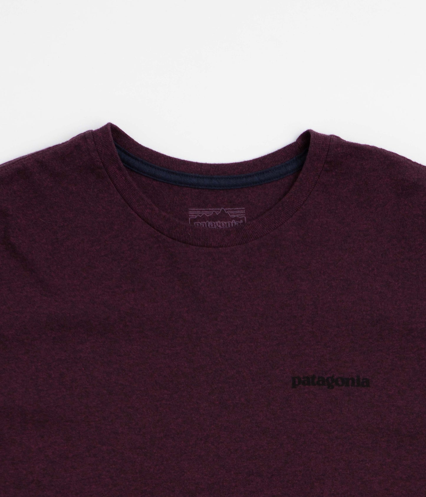 Patagonia P-6 Logo Responsibili-Tee Long Sleeve T-Shirt - Berry Fig