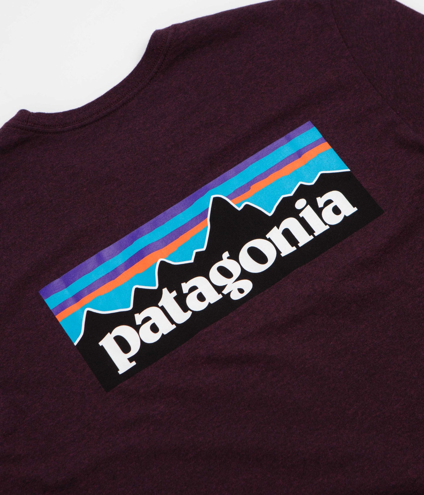 Patagonia P-6 Logo Responsibili-Tee Long Sleeve T-Shirt - Berry Fig