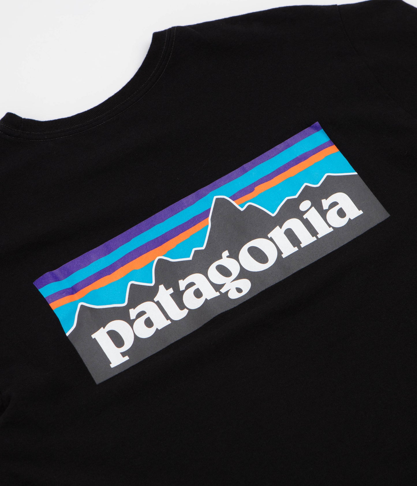 Patagonia P-6 Logo Responsibili-Tee Long Sleeve T-Shirt - Black