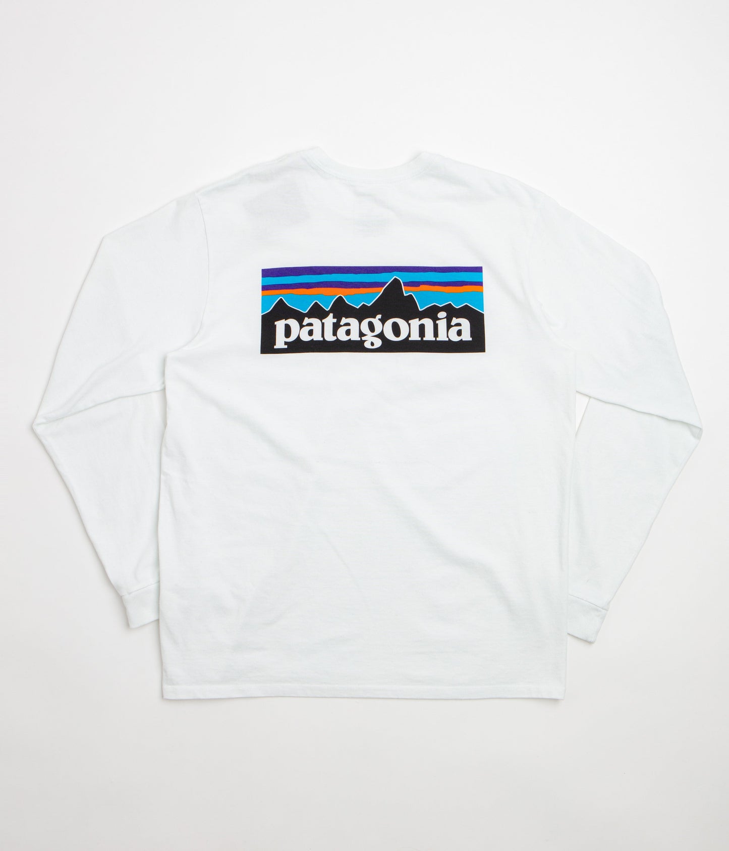 Patagonia P-6 Logo Responsibili-Tee Long Sleeve T-Shirt - Fiber White