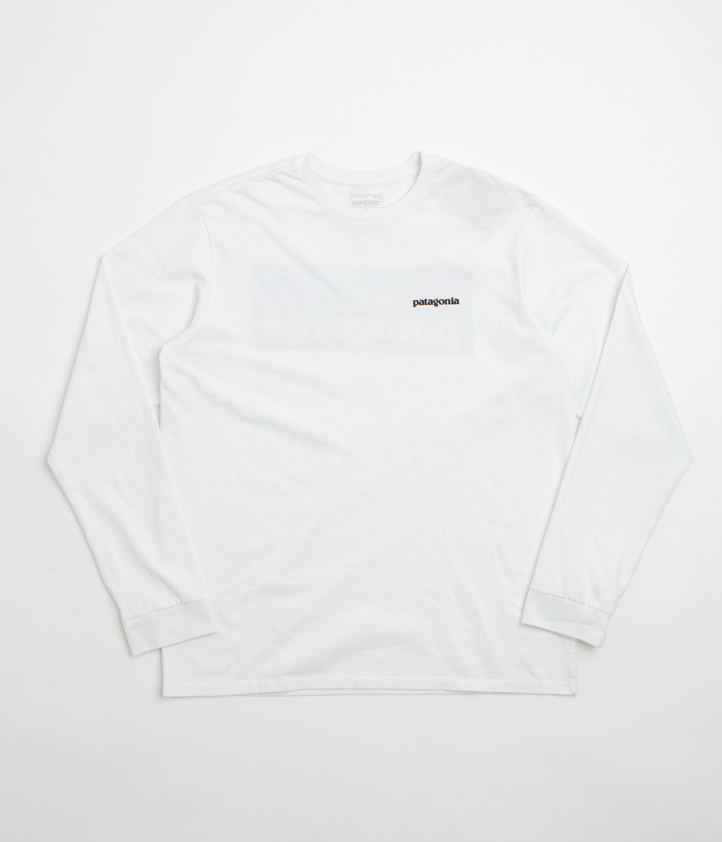 Patagonia P-6 Logo Responsibili-Tee Long Sleeve T-Shirt - Fiber White