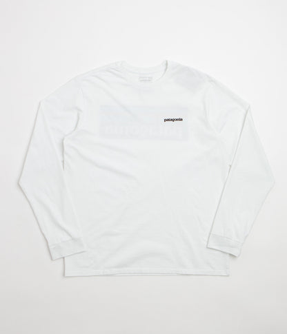Patagonia P-6 Logo Responsibili-Tee Long Sleeve T-Shirt - Fiber White