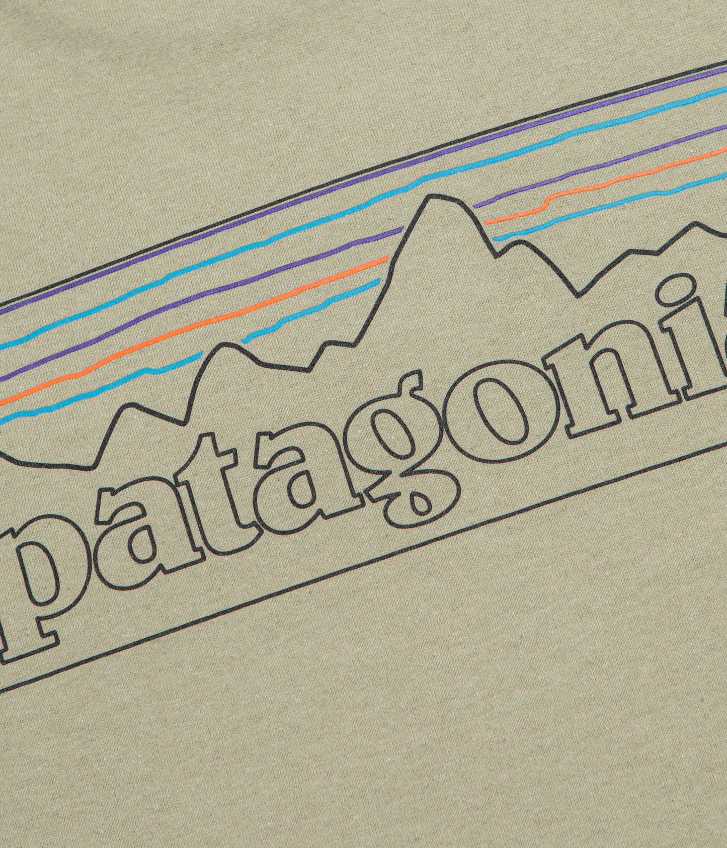 Patagonia P-6 Logo Responsibili-Tee Long Sleeve T-Shirt - P-6 Outline: Gumtree Green