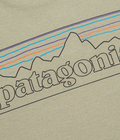 Patagonia P-6 Logo Responsibili-Tee Long Sleeve T-Shirt - P-6 Outline: Gumtree Green