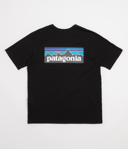 Patagonia P-6 Logo Responsibili-Tee T-Shirt - Black