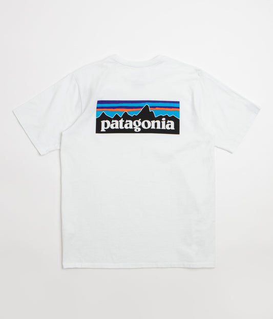 Patagonia P-6 Logo Responsibili-Tee T-Shirt - Fiber White