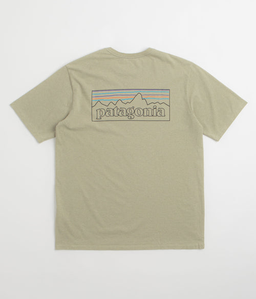 Patagonia P-6 Logo Responsibili-Tee T-Shirt - P-6 Outline: Gumtree Green