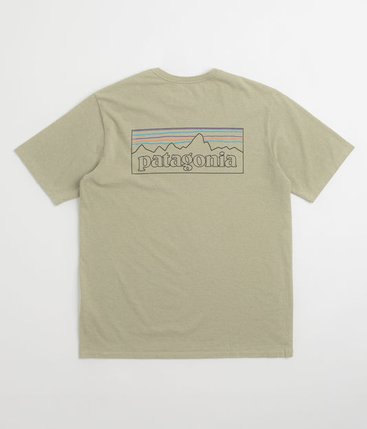 Patagonia P-6 Logo Responsibili-Tee T-Shirt - P-6 Outline: Gumtree Green