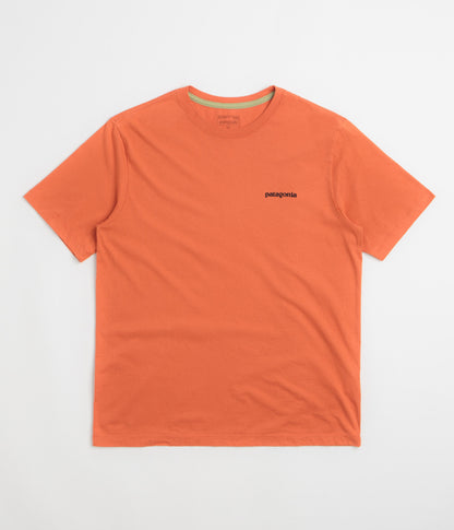 Patagonia P-6 Logo T-Shirt - Coal Orange