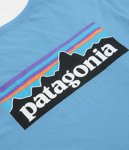 Patagonia P-6 Logo T-Shirt - Shore Blue
