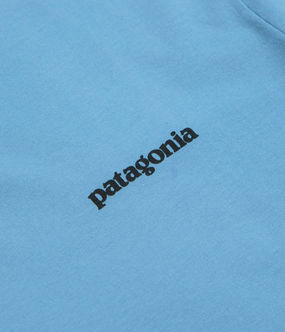 Patagonia P-6 Logo T-Shirt - Shore Blue