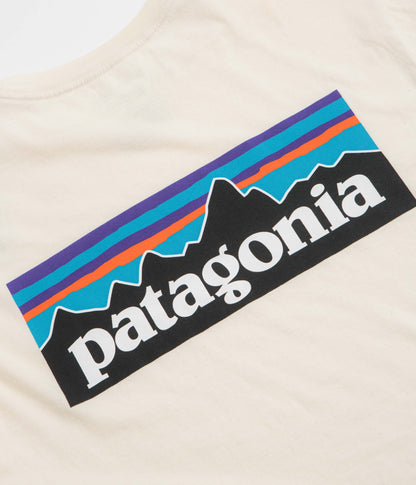 Patagonia P-6 Logo T-Shirt - Undyed Natural