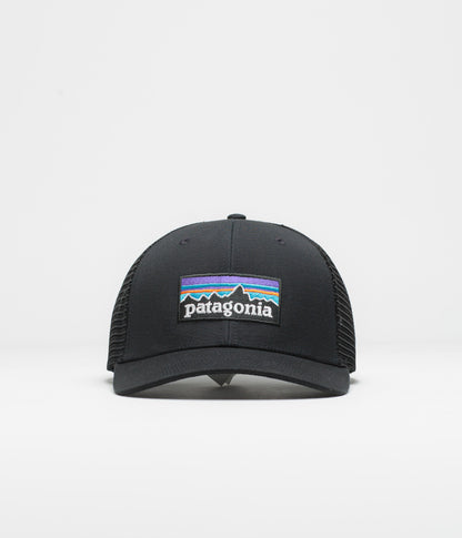 Patagonia P-6 Logo Trucker Cap - Black