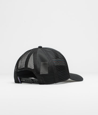 Patagonia P-6 Logo Trucker Cap - Black