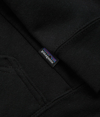 Patagonia P-6 Logo Uprisal Hoodie - Black