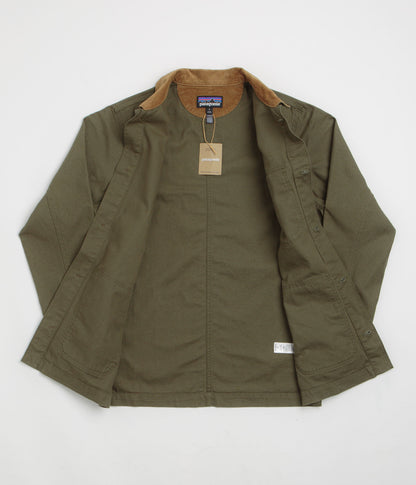 Patagonia Point Reyes Canvas Jacket - Basin Green