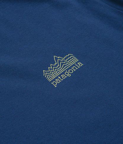 Patagonia Strataspire Responsibili-Tee T-Shirt - Clement Blue
