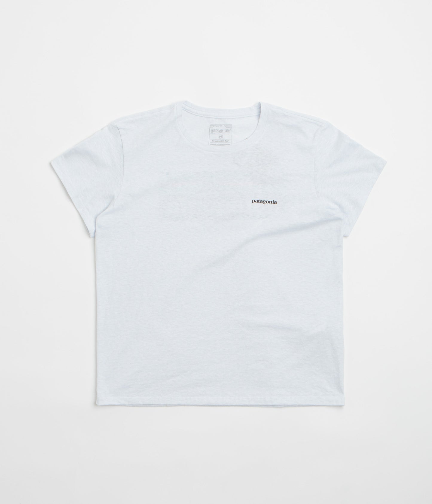 Patagonia Womens P-6 Logo Responsibili-Tee T-Shirt - White