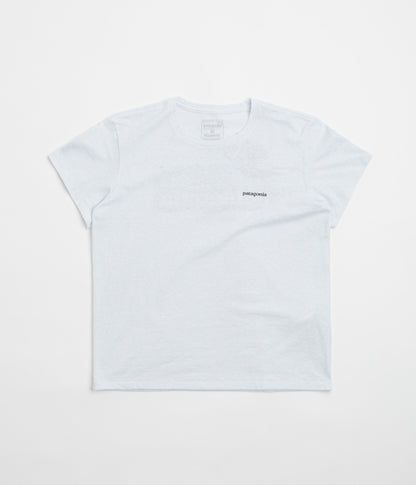 Patagonia Womens P-6 Logo Responsibili-Tee T-Shirt - White